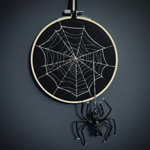 Load image into Gallery viewer, Arachnid Embroidered Hoop