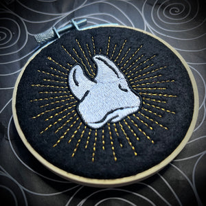 Tooth Mini Embroidered Hoop