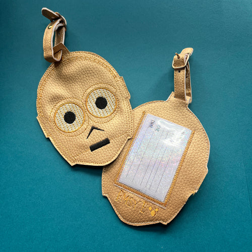 Space Droid 3PO Luggage Tag