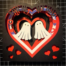Load image into Gallery viewer, 3D You&#39;re My Boo  Card - Little Ghosts