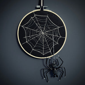 Arachnid Embroidered Hoop