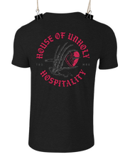 Load image into Gallery viewer, House of Unholy Hospitality Graphic Tee