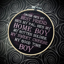Load image into Gallery viewer, Good Time Boy - The Shadows Embroidered Hoop