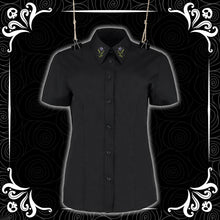 Load image into Gallery viewer, Boo-tanicals Fitted Short Sleeve Button Down