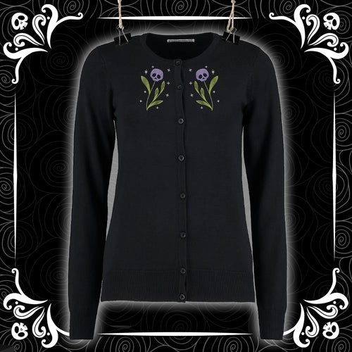 Boo-tanicals Crew Neck Cardigan
