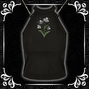 Boo-tanical Daisies Turtle Neck Vest Top