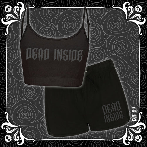 Dead Inside Puff Vinyl 2 Piece Lounge Set