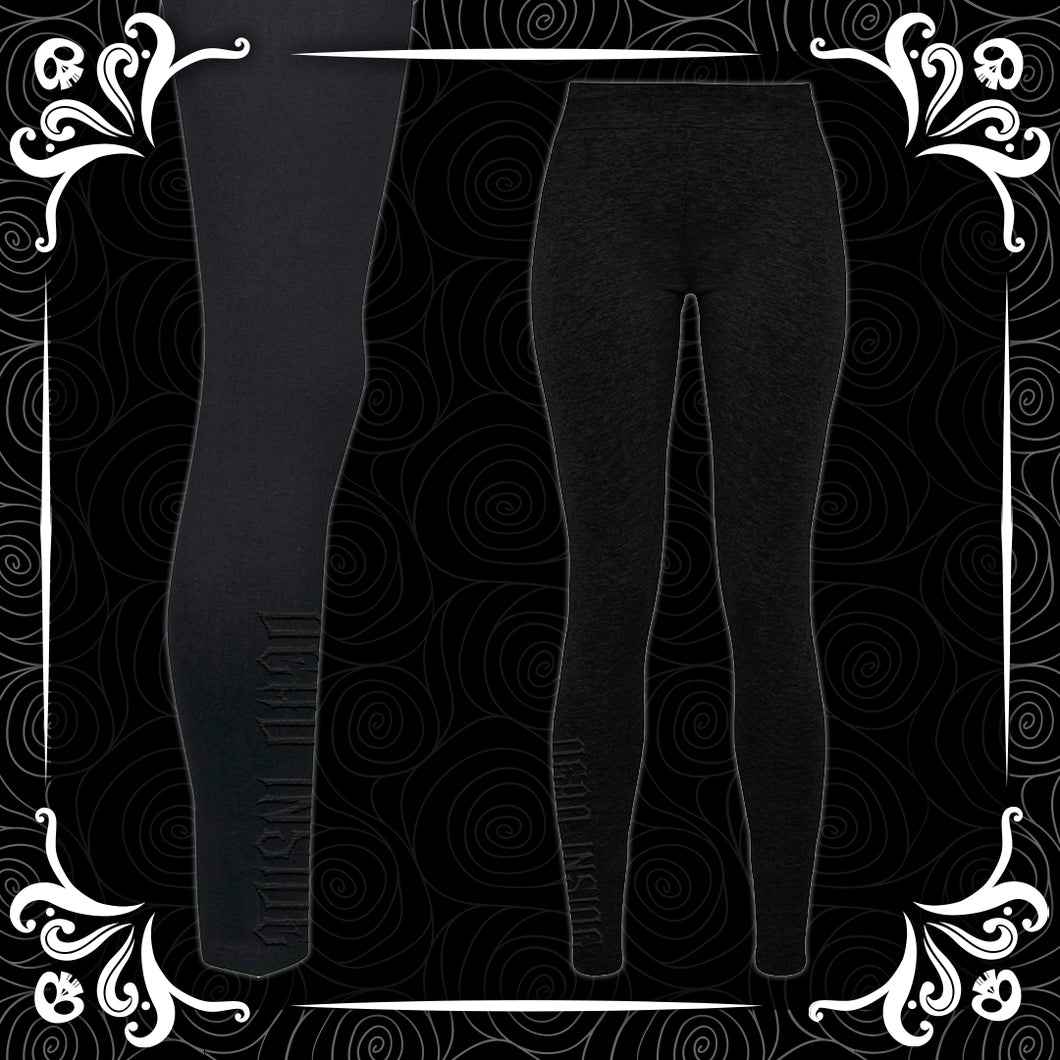 Dead Inside Puff Vinyl Leggings