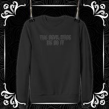 Load image into Gallery viewer, Devil Made Me Do It Puff Vinyl Family Sweatshirts