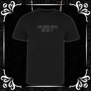 Devil Made me Do It Puff Vinyl Short Sleeve Tees - Family sizes