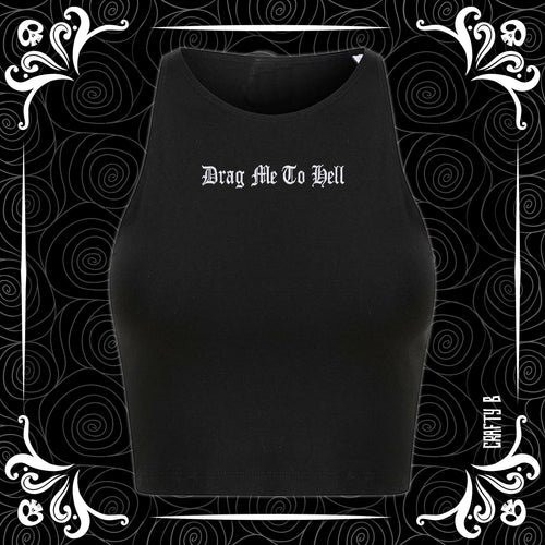 Drag Me To Hell Cropped Tank