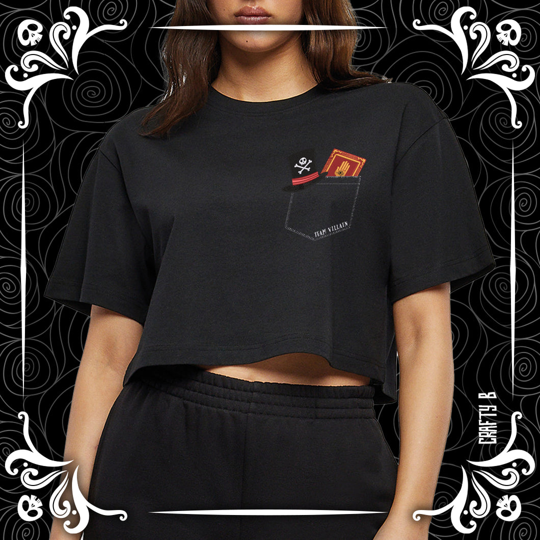 Shadow Man Team Villain Cropped Tee