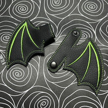 Load image into Gallery viewer, Embroidered, removable pair of wings for your Crocs
