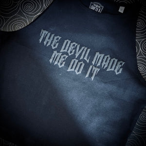 Devil Made Me Do It Cropped Tank