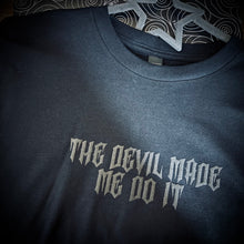 Load image into Gallery viewer, Devil Made me Do It Puff Vinyl Short Sleeve Tees - Family sizes