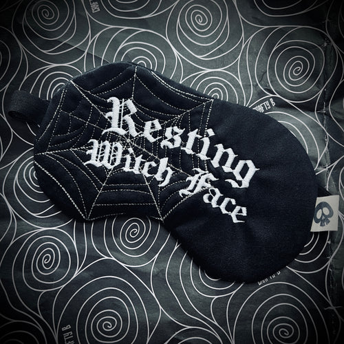 Resting Witch Face Sleep Mask