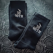 Load image into Gallery viewer, So Goth Embroidered Socks