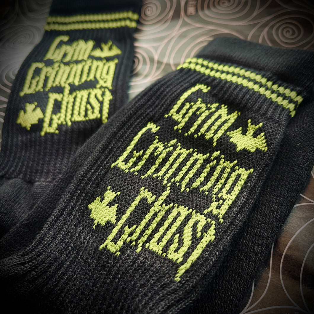 Grim Grinning Ghost Socks