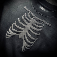 Load image into Gallery viewer, Black on Black Ribcage Racer Back Vest