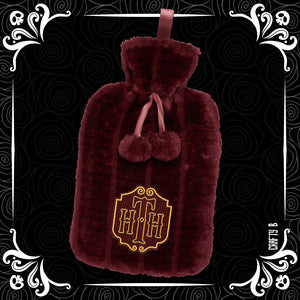 Hot Water Bottle with Embroidered Cover