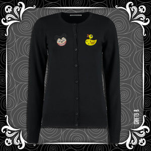 Vamp Ted and Ducky Crew Neck Cardigan