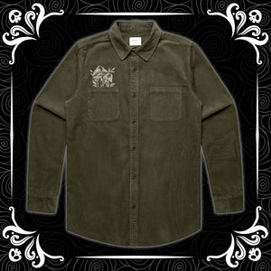 Mushies Unisex Heavy Cord Shirt / Shacket
