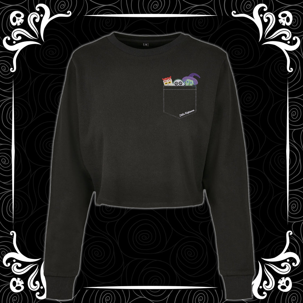 LSB Little Nightmare Cropped Sweatshirt