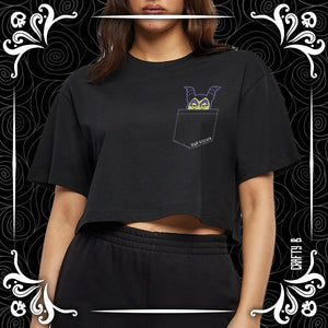 Mistress of Mayhem Team Villain Cropped Tee