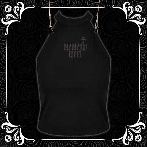 Memento Mori Turtle Neck Vest Top