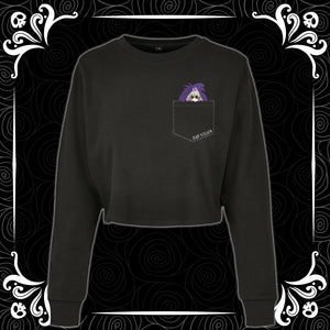 Mad Madam Team Villain Cropped Sweatshirt