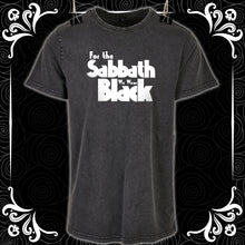 Load image into Gallery viewer, For the Sabbath we wear Black - Vintage style short sleeved Tee