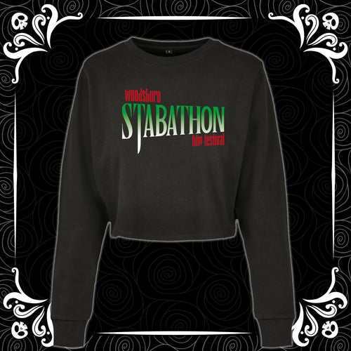Scary Movie Stabathon Cropped Sweathshirt
