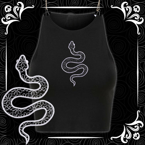 Serpentine Cropped Tank