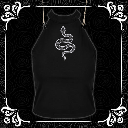 Serpentine Turtle Neck Vest Top