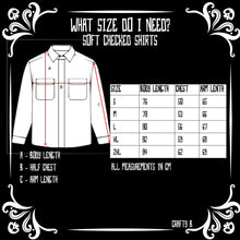Load image into Gallery viewer, Haunted Send in the Spirits Soft Checked Shirt