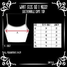 Load image into Gallery viewer, D Goth Cropped Cami Top