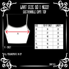 Load image into Gallery viewer, Stabathon Sustainable Cropped Cami Top