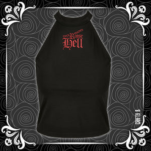 Raise Hell Turtle Neck Vest Top