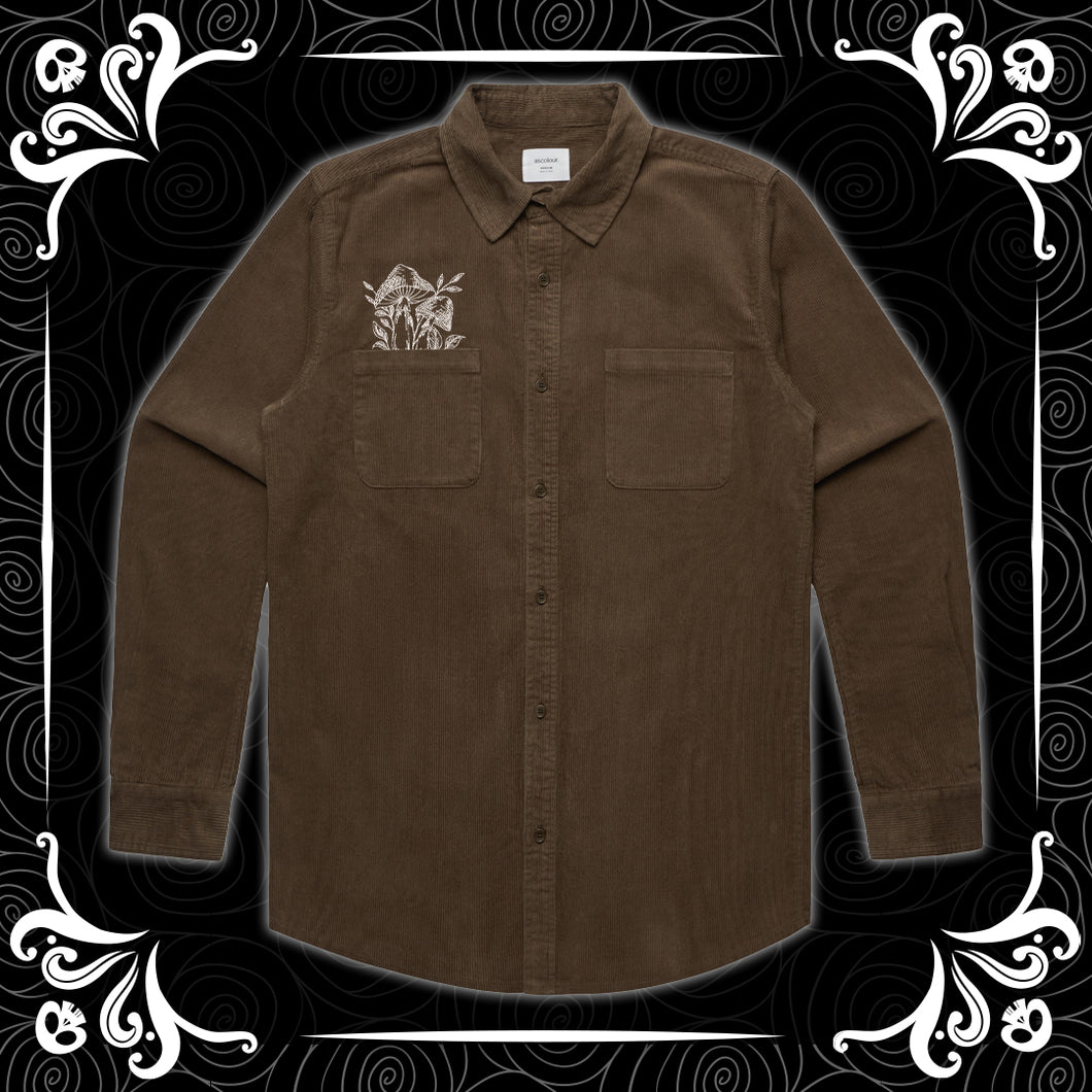 Mushies Unisex Heavy Cord Shirt / Shacket