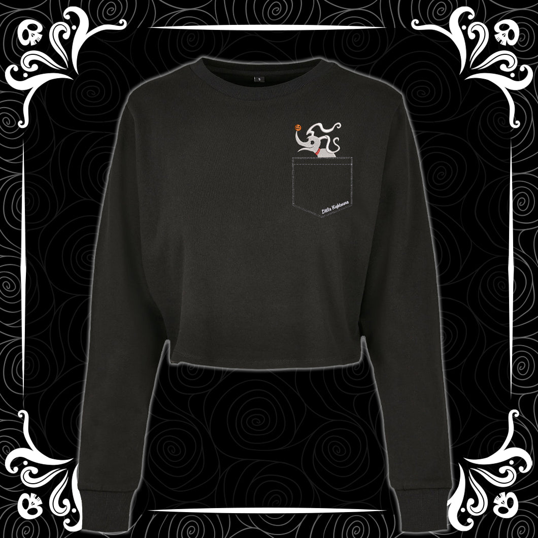 Zero Little Nightmare Cropped Sweatshirt