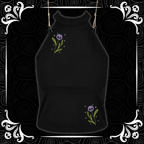 Boo-tanical Bouquet Turtle Neck Vest Top