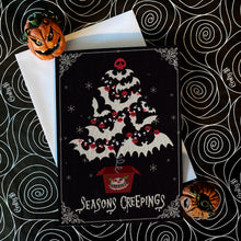 Load image into Gallery viewer, Set of 8 A5 Spooky Creepmas Cards