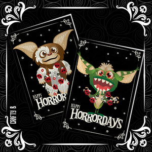 Set of 2 No Snacks Happy Horrordays Cards