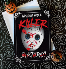 Load image into Gallery viewer, Wishing You A Killer Birthday - hockey mask