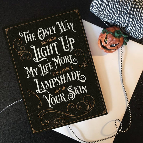 Lampshade From Your Skin