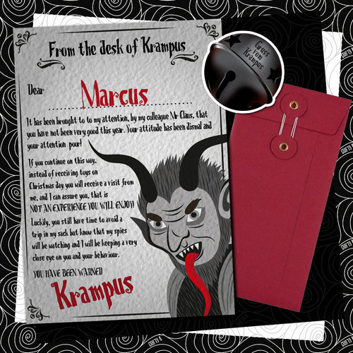 Personalised Letter from Krampus