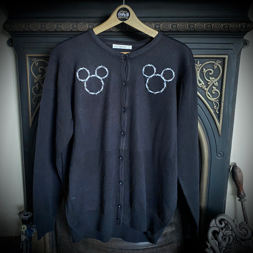Barbed Mouse Crew Neck Cardigan
