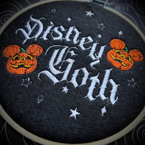 D-Goth Embroidered Hoop