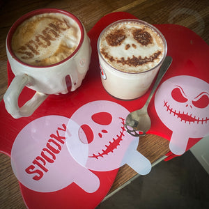 Spooky Season Coffee Stencils Set 1