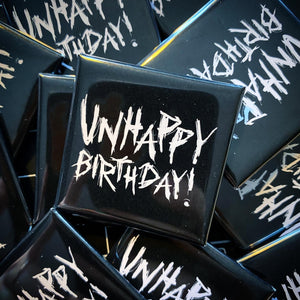 Unhappy Birthday Badged Card